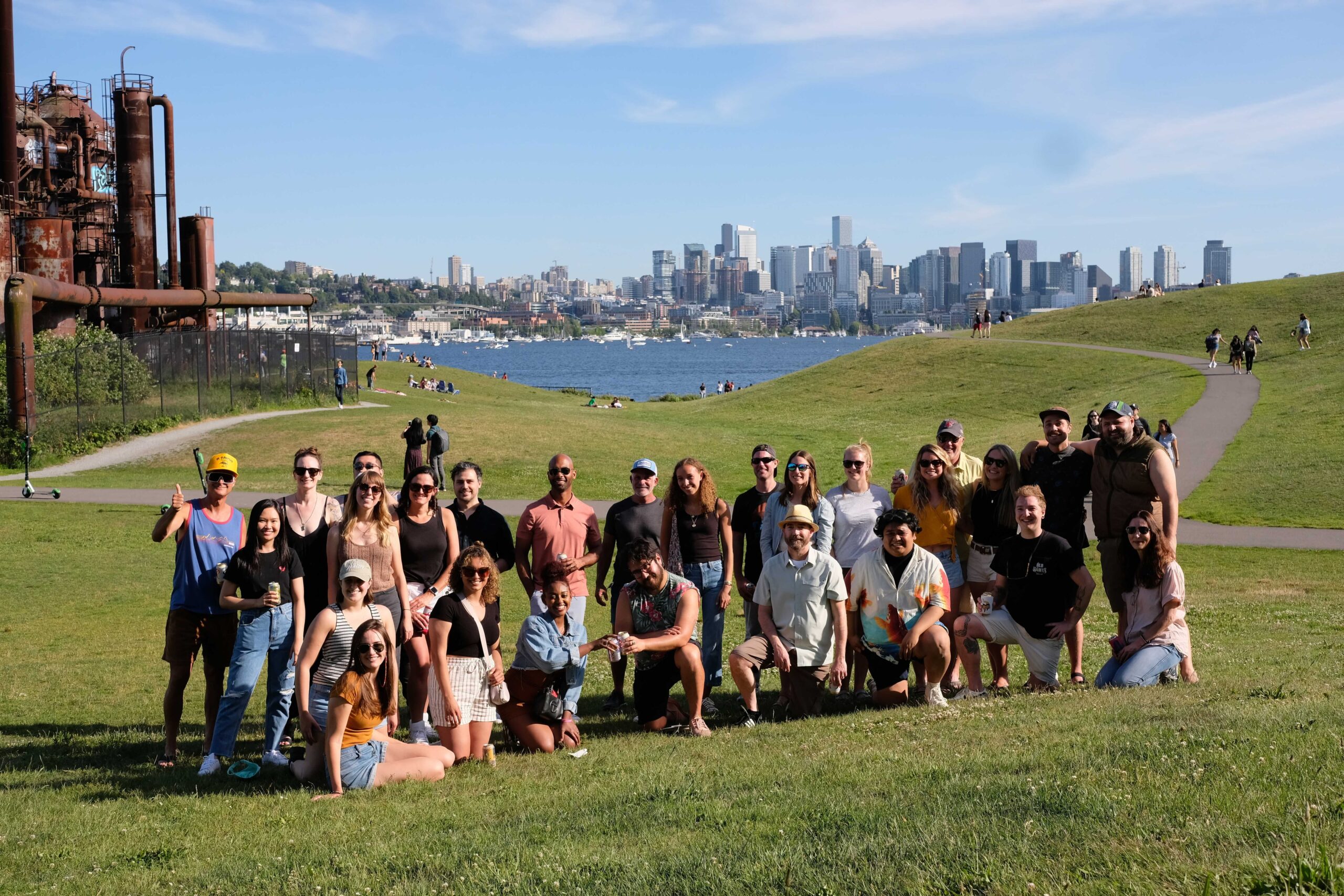 DNA Team Photo DNA Group Photo at Gasworks Park